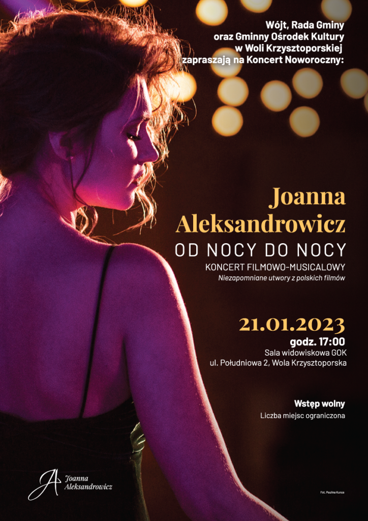 Joanna Aleksandrowicz - plakat